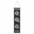 Wraft Fanatics 8 x 32 in. Las Vegas Raiders Banner Wool Heritage Evolution Design 9416647244